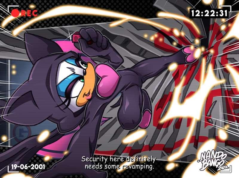 Rouge the Bat kick - SFW