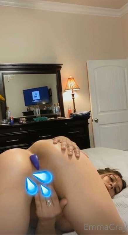 Watch in your DMs tonight! B/G sex tape with anal butt plug!..