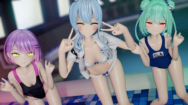 【2K & FullHD】 Fukkireta - Suisei, Towa, Rushia | Vtubers