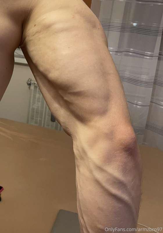 Triceps almost look like legs lol