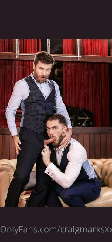 Suited and booted! 🍆