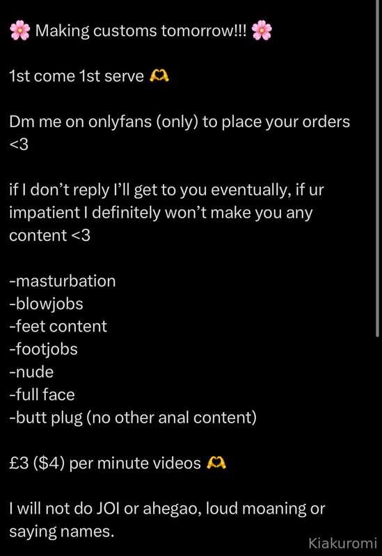 Customs PLEASE READ