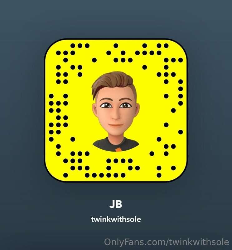 Remember to add my Snapchat and send me nudes... I'm so horn..