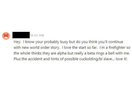 Wanna know how to get me to continue stories you like?