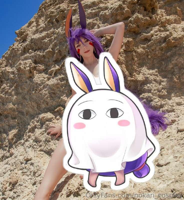 Oya~ 🩷 next pack of extra beach Nitocris photos for you 🫰✨ e..