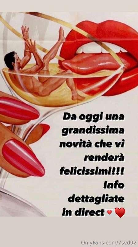 Da oggi una grandissima novità che vi renderà felicissimi!!!..