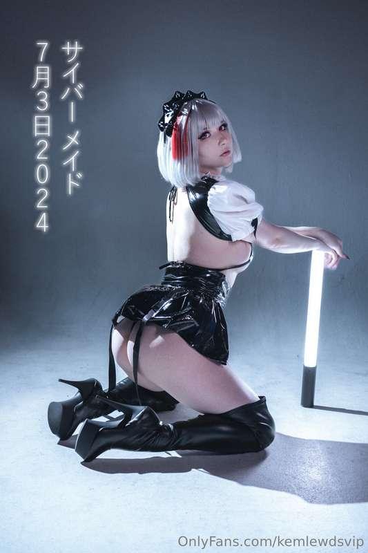 .𖥔 ݁ ˖ **Cyber Maid** is at your service, fully equipped and..