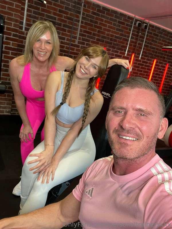 Introducing the sexy Lana to the pump house gym @marcrosexxx..