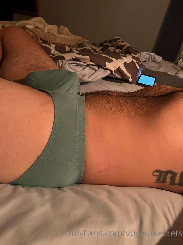 Wearing something different. I’m not used to briefs. Lol