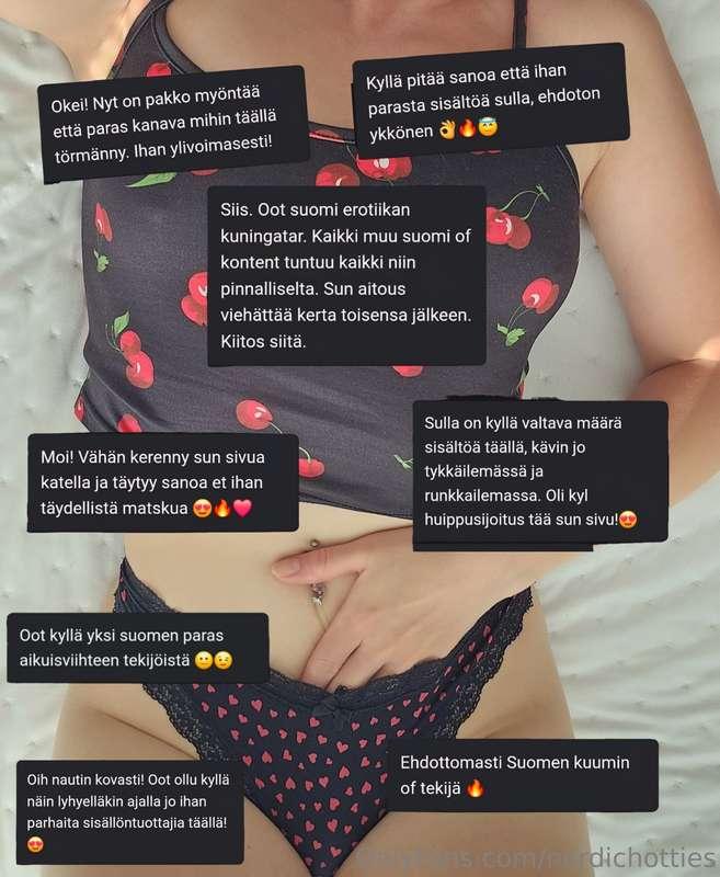 @sickle_sixam Palautteet puhukoon puolestaan! 😍✨️
