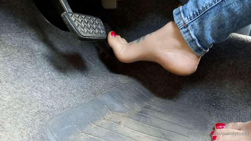 9 minutes barefoot Prius driving/pedal pumping.