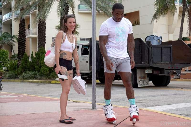 Ciren and @boschi hanging out in Miami.