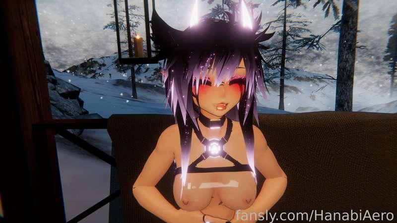 It' so cold out here! Join my live and warm me up &lt;3 https://fansly.com/live/HanabiAero

#fyp #hentai #vtuber #lewdtuber