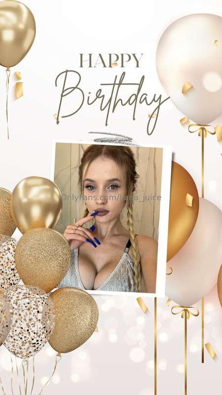 Today is my day 🎉🎉🎉!!! Yay, it's my birthday🥳! I'm so excite..