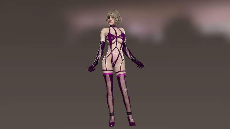 Ashley - Latex Bodysuit | Preview