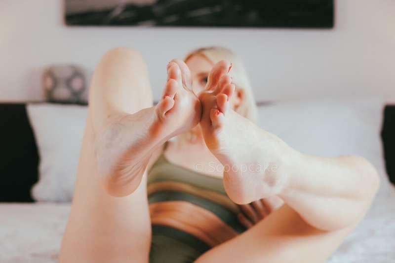 Good morning! Do you want me to stroke your cock with my sof..