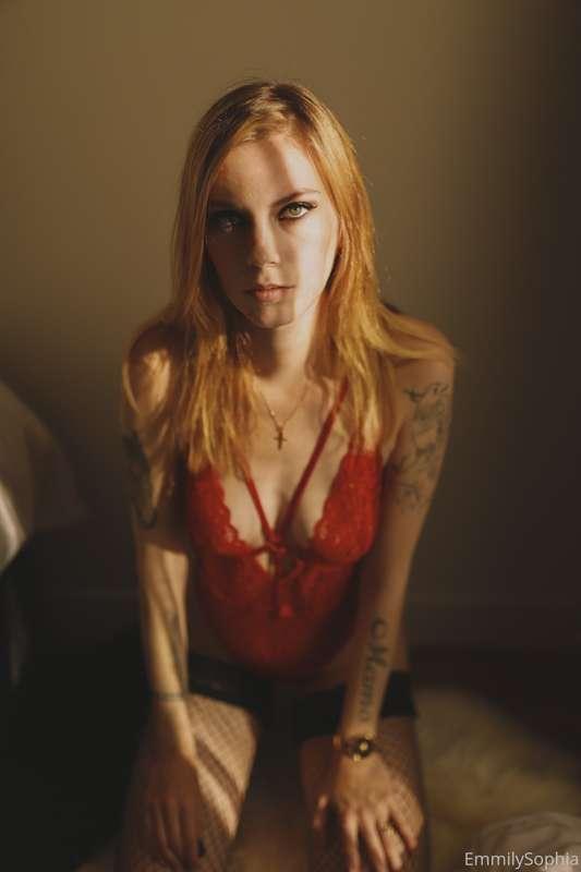 On my knees
