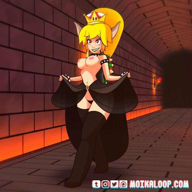 Bowsette Topless Loop