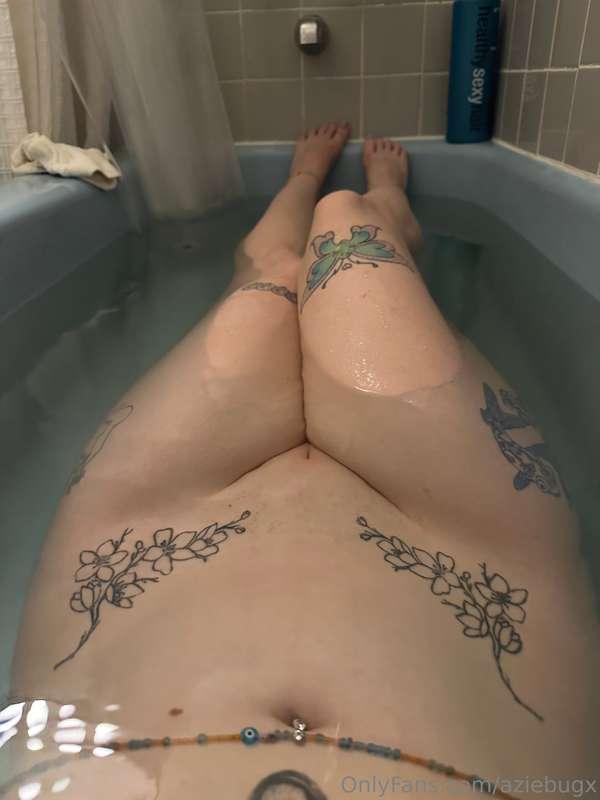 bath time!!!! for the 18th time today!!