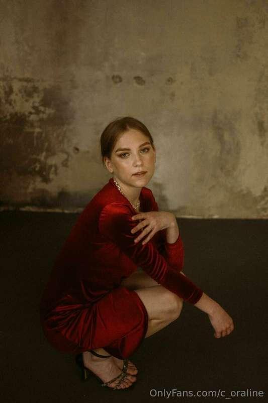 Indeed, red in clothing is often associated with emotion, pa..
