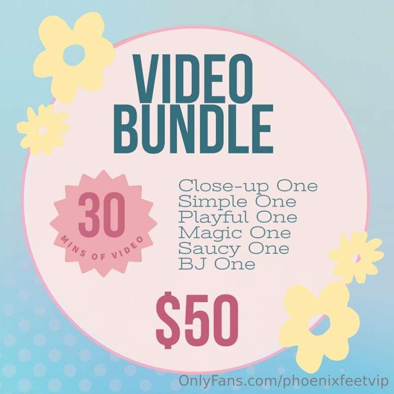 ***OCTOBER BUNDLE — 6 videos, 29 minutes, 55% off*** I’ve ta..