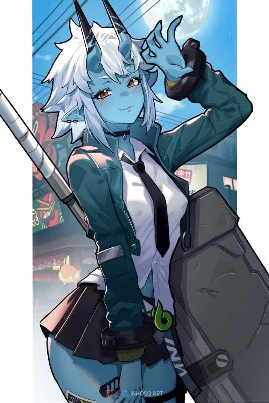 Soukaku from Zenless Zone Zero!