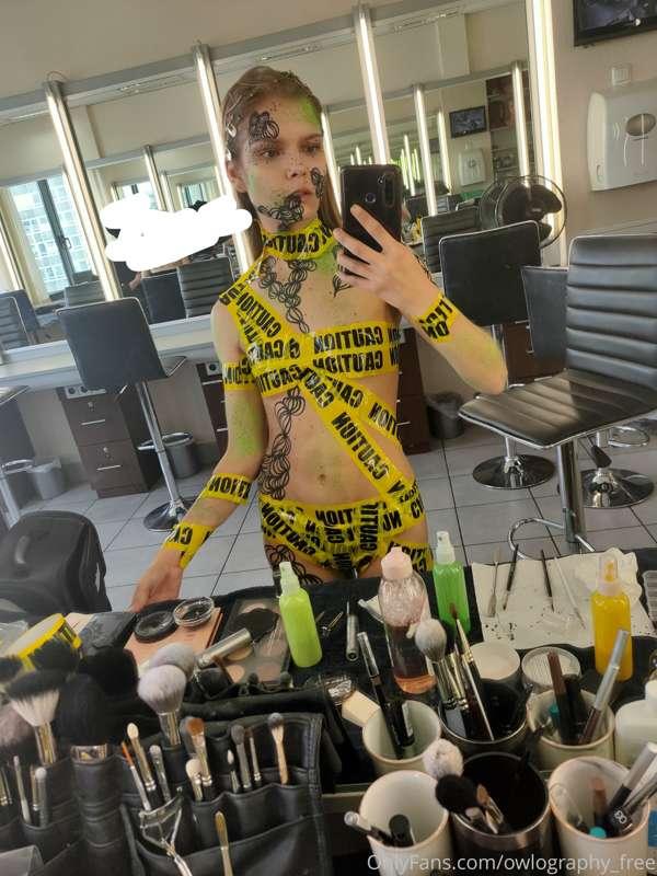 I was a Bodypaint Model today ! 
I Had soooo much fun and ga..