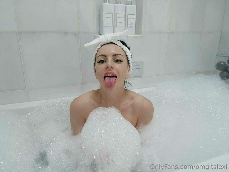 I needed a bath after our last sexting session... but I'm re..