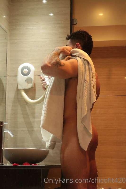 After shower