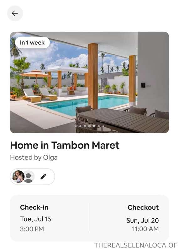 OKAYYYYYYY I HAVE BOOKED MY AIRBNB FOR KOH SAMUI!!! 🤩🤩🤩 now ..
