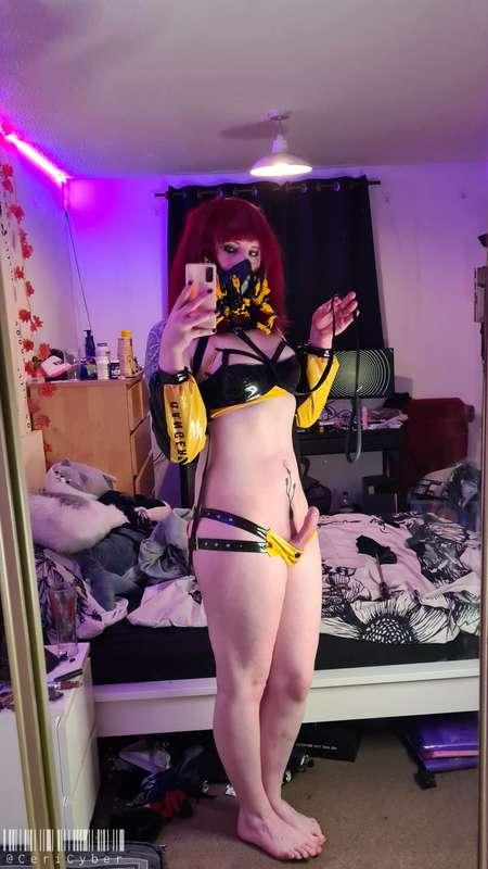 Would you keep me as your cyber pet? 🥺

(Unmasked version as..