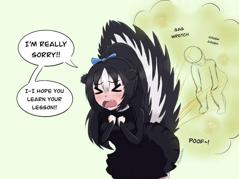 Yuka skunking some dude