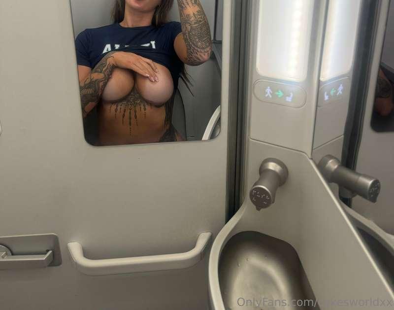 Have to take the tits on the ✈️🍒