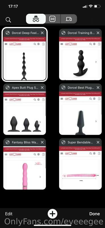 wishlist

anyone who tips any of the suggested amounts will ..