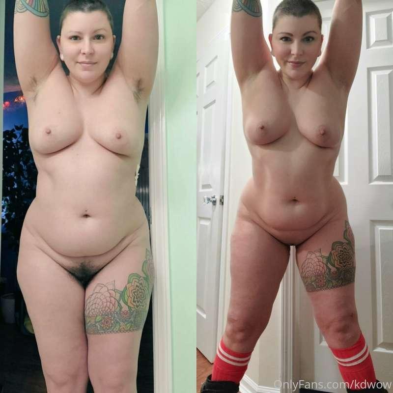 Naked weight loss progress 😊
