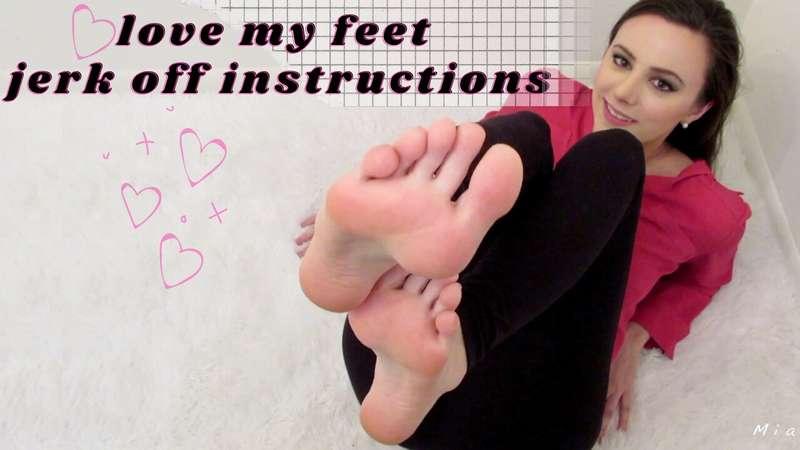 Bare Feet JOI and Cum Countdown [6 minute video] -- I show o..