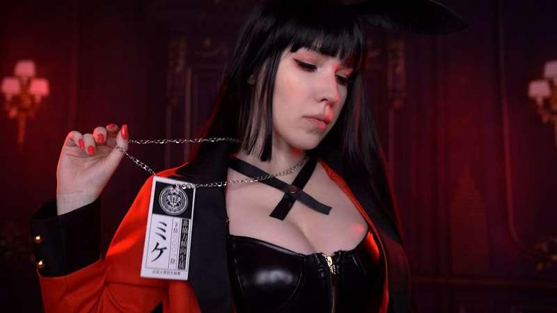 ASMR Yumeko Jabami ♣ Pet - Bunny ♠ Kakegurui [Ear L❣cking, Ahegao]