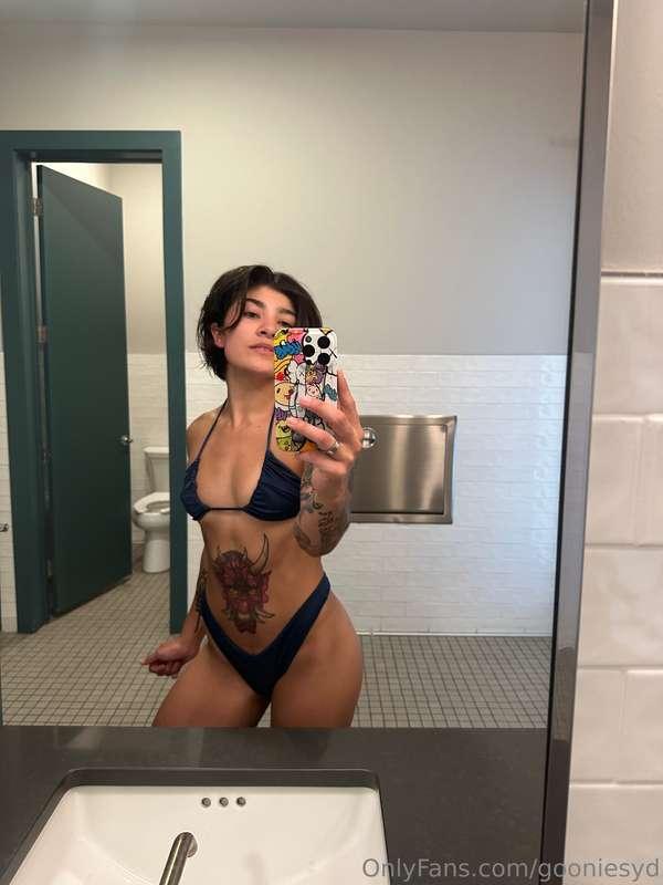 fuck me in the pool restroom?