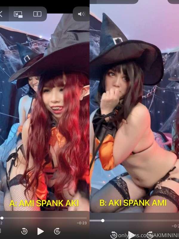 Cast your VOTES! 

Do you want to watch A) AMI SPANK AKI or ..