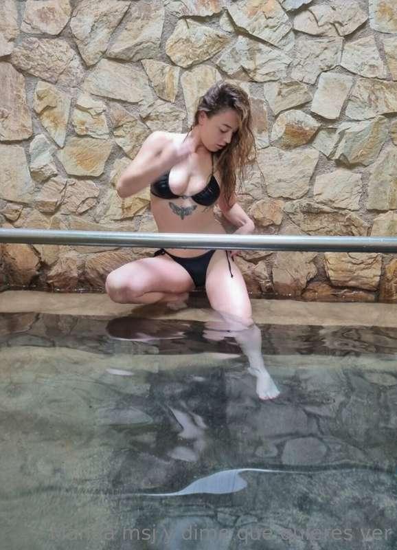 Un bañito en la terma secreta 💋🎲 
TENGO VIDEO 💥💣