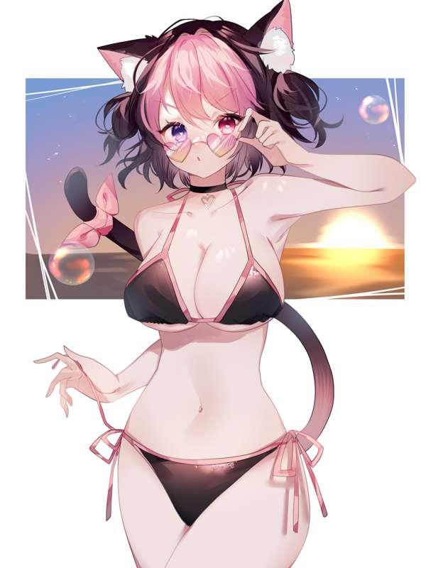 HD strawb BIKINI art ♡ [multiple files] [exclusive] [wallpaper now included]