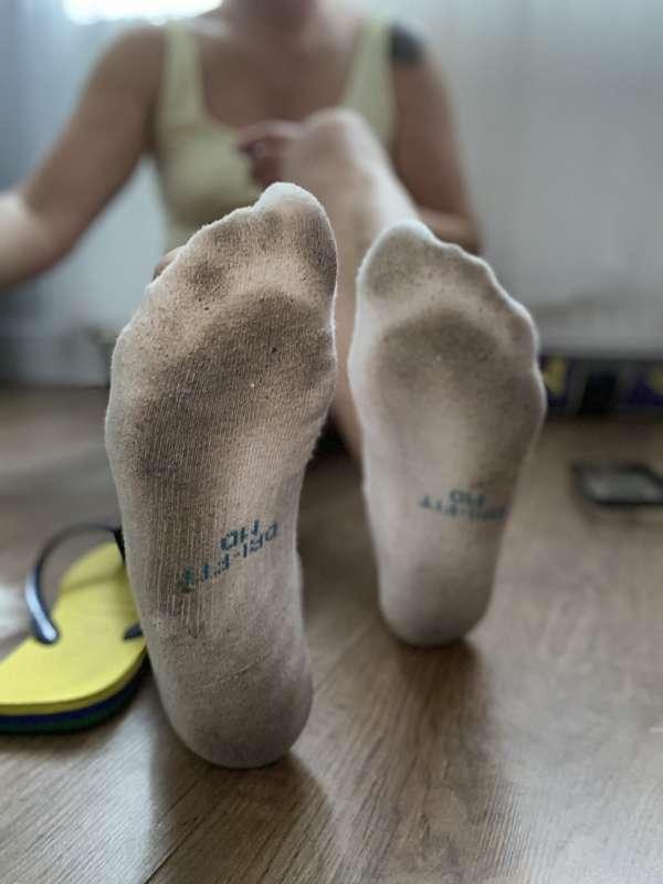 The most dirty socks I’ve ever worn! Anyone interested to bu..