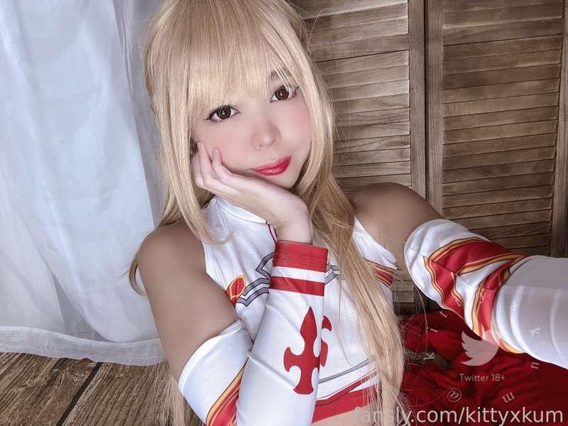 Asuna cosplay photo set uploading tomorrow ❤️✨