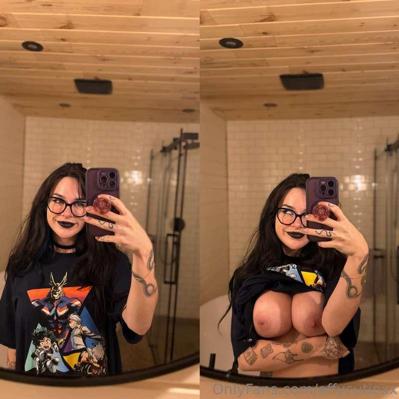 glasses + boobs = lethal combo