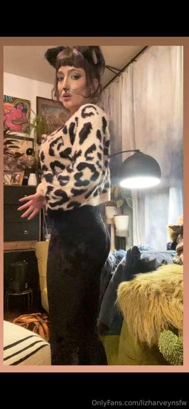 Cutie pie 28sec halloween video (milf cat lol). strip bottom..