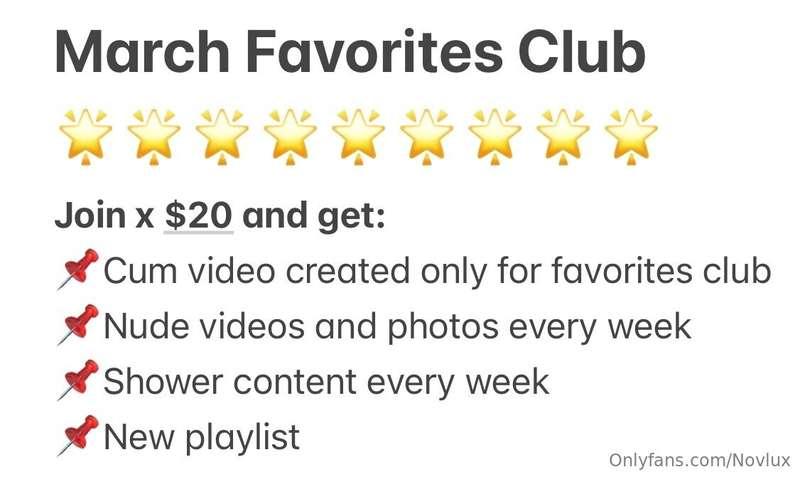 🌸March favorites club offer 🌸 the only way to the a cum vide..