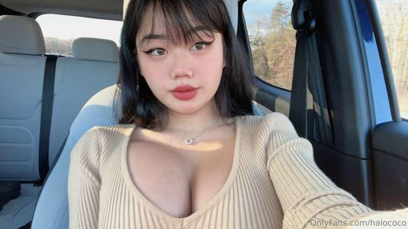 I did something naughty in the car 🤫