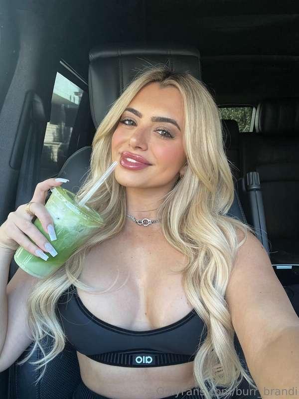 Sipping my matcha, but I know you’d rather have me dripping ..