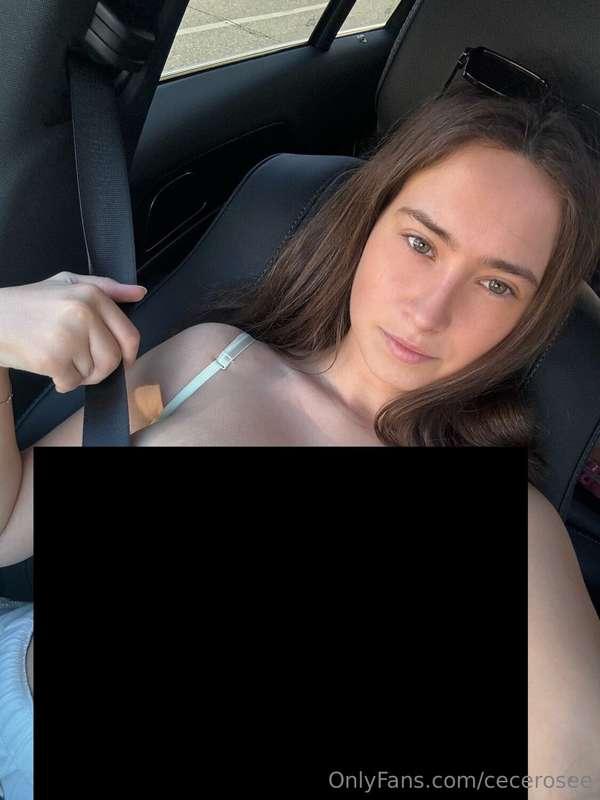 Ever seen F Cups fully spill out of my shirt in the car? Her..