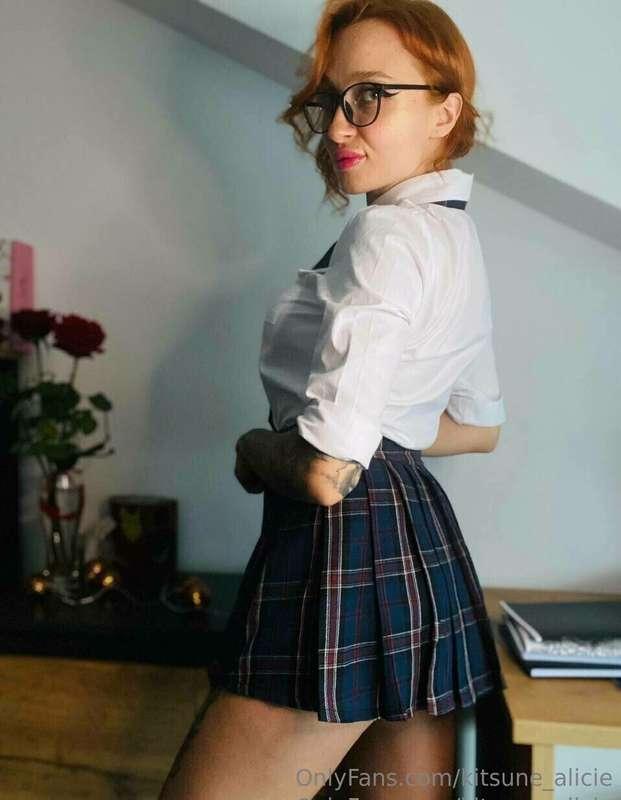 📚 Today I'm dressed as a strict but very stylish teacher…A f..